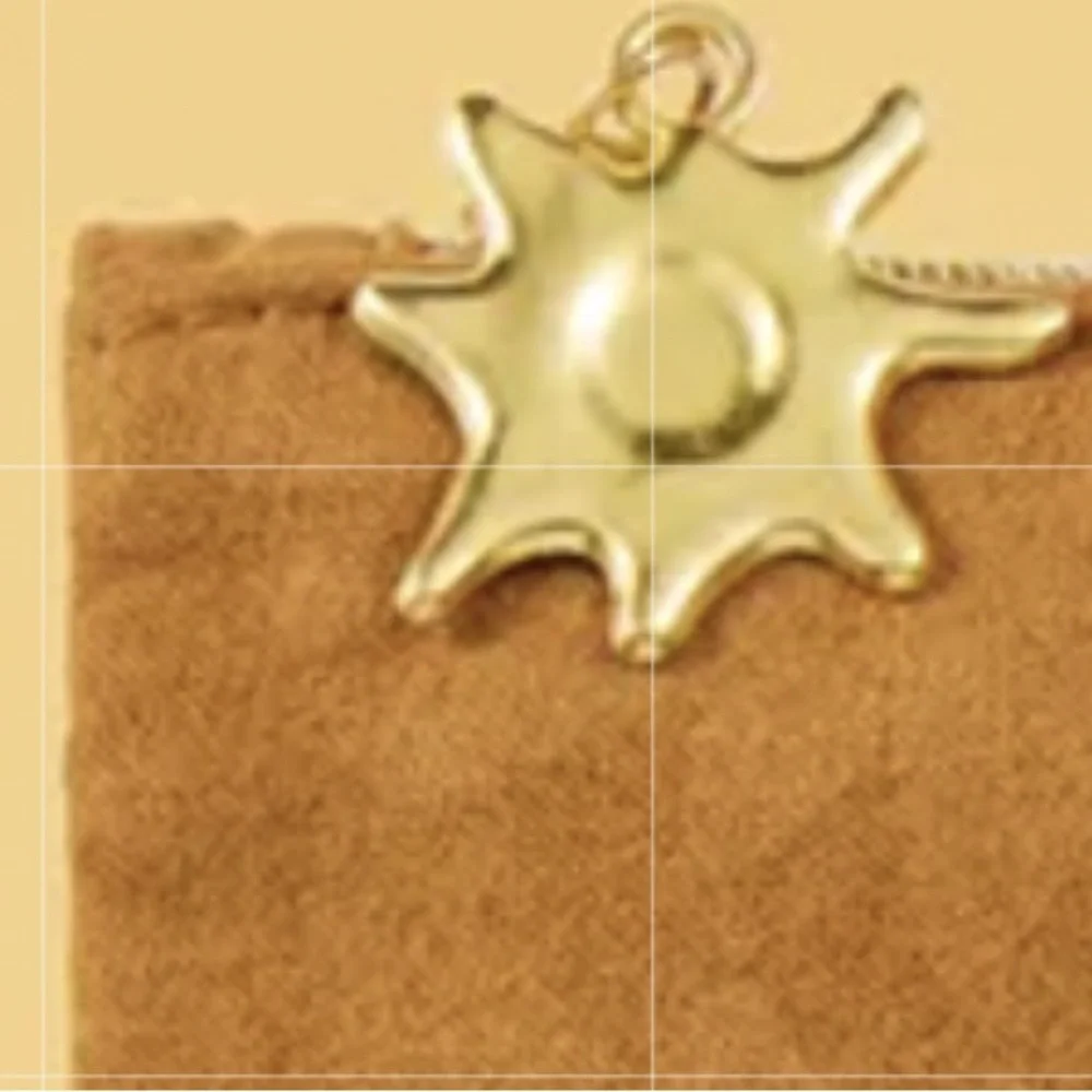 Ipsy Faux Brown Suede Glam Cosmetic Bag
